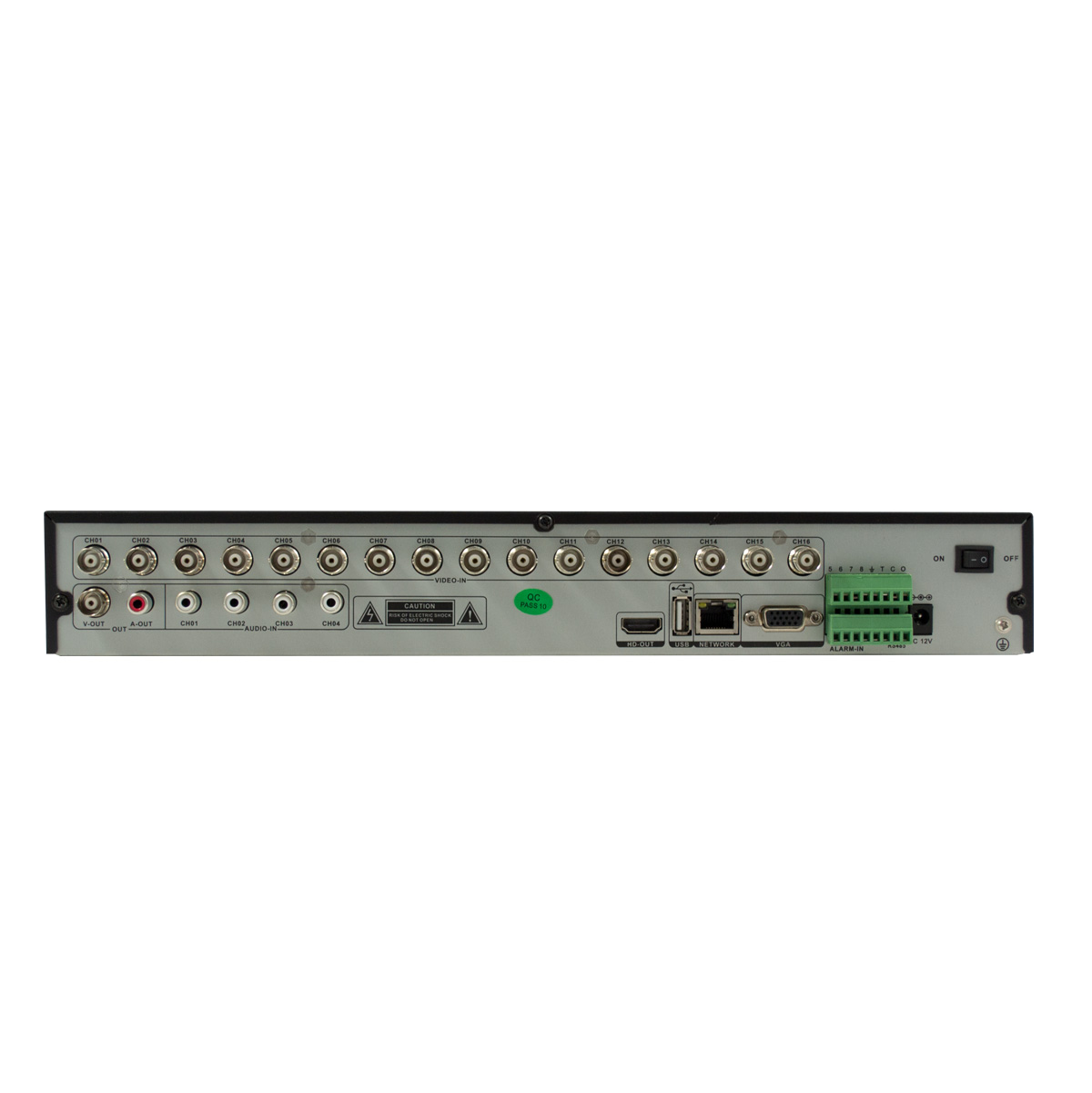 16Ch DVR, H264, BNC/VGA/HDMI outputs, 960H resolution, Pentaplex - Image 3